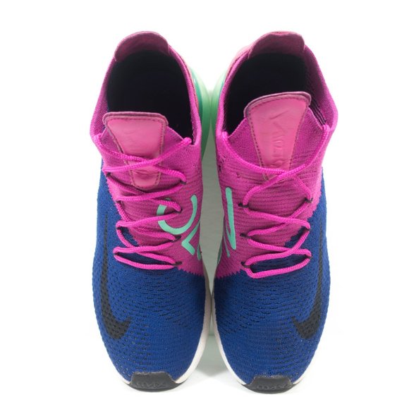 Nike Air Max 270 Flyknit Sneakers - Men's Size 9.5 - Blue Purple Pre-owned. S - Picture 7 of 9